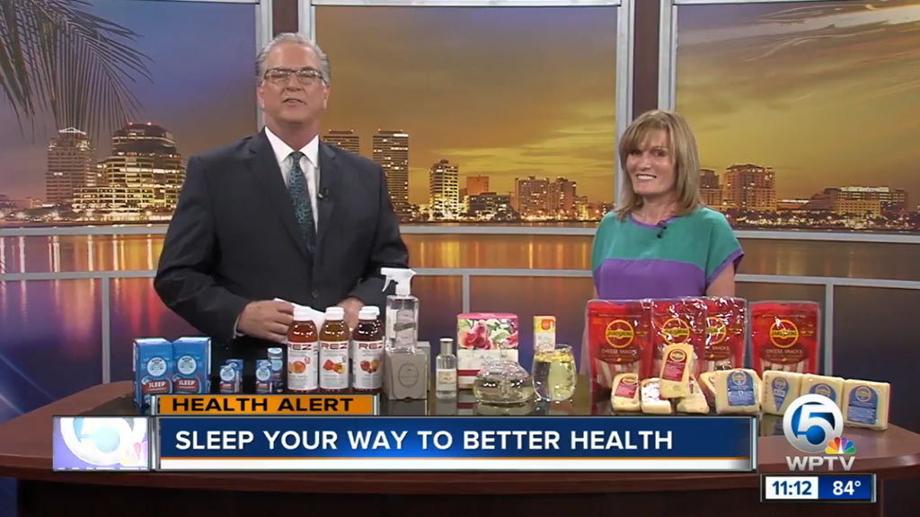 wptv news tv segment with daryn