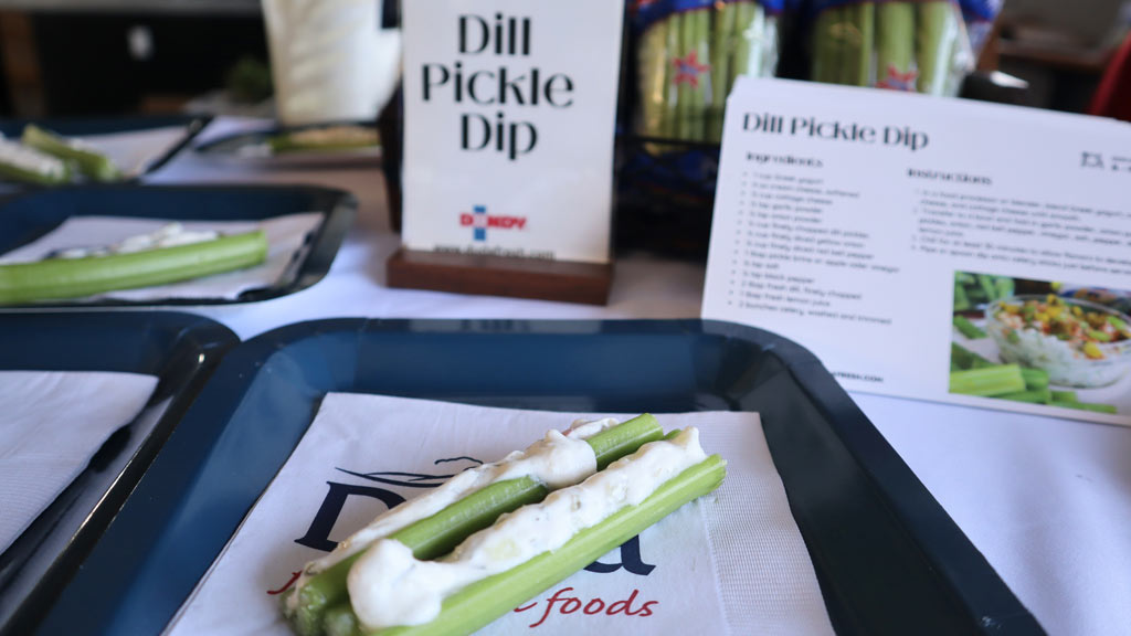 Produce Takes Center Stage Super Bowl Weekend dill pickle dip img