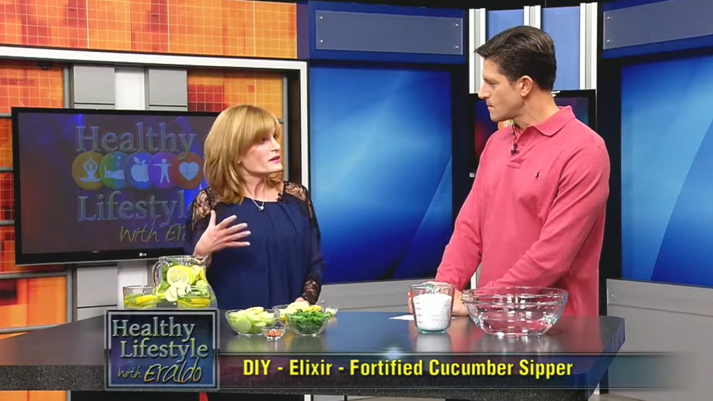 healthy lifestyle with eraldo tv segment with daryn